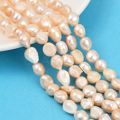 Natural Cultured Freshwater Pearl Beads Strands PEAR-P064-20K-01C-1