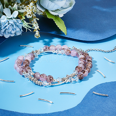 30Pcs 925 Sterling Silver Tube Beads STER-PH0001-43-1