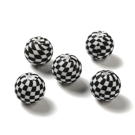 Opaque Silicone Beads SIL-D010-01B-1