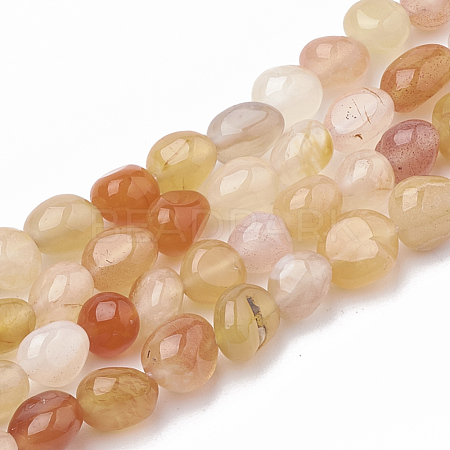 Natural Botswana Agate Beads Strands G-S151-05-1