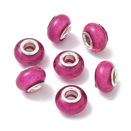 Large Hole Resin European Beads OPDL-R118-02B-1