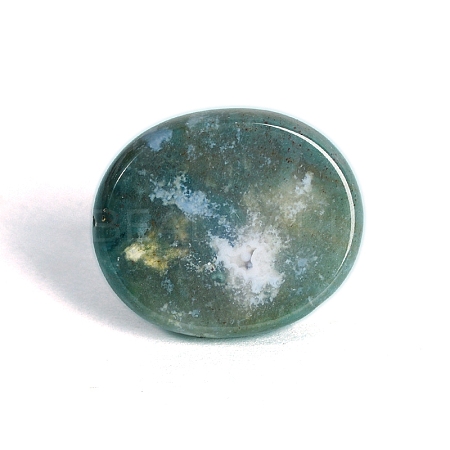 Natural Moss Agate with Brass Drawer Knobs PW-WG12323-06-1