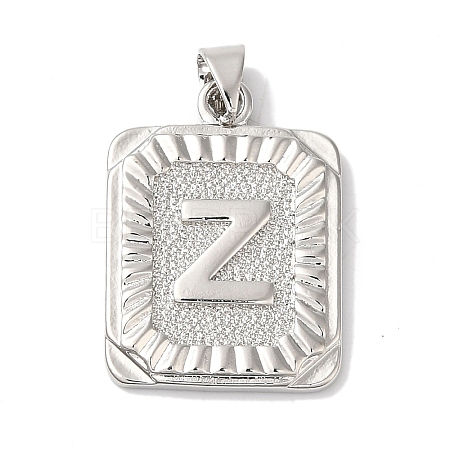 Rack Plating Brass Pendants KK-B092-42P-Z-1