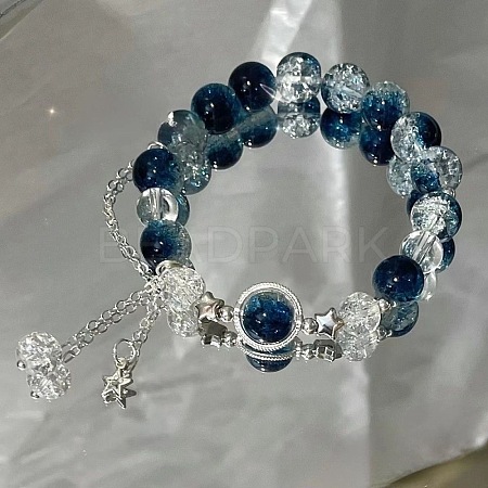 Alloy Star Charm Bracelets WGCDDF3-07-1