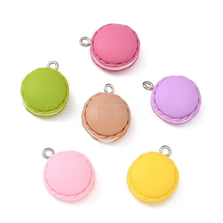 Opaque Resin Pendants RESI-G114-02-1