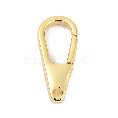 Brass Spring Gate Clasps KK-M311-24G-01-1