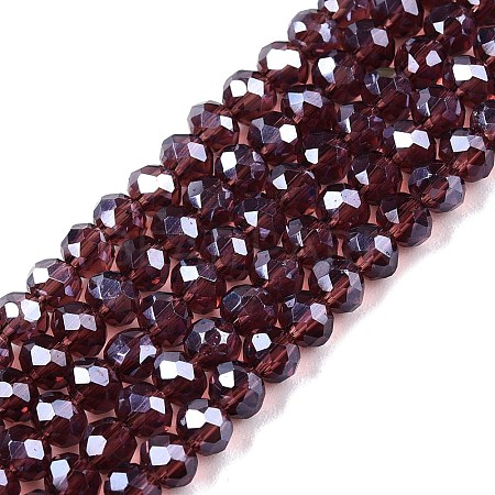 Electroplate Glass Beads Strands EGLA-A044-T3mm-A13-1