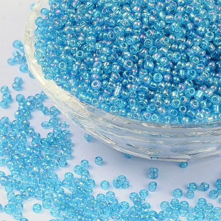 (Repacking Service Available) Round Glass Seed Beads SEED-C016-2mm-163B-1