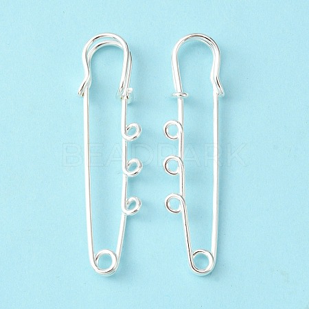 Iron Brooch Findings KK-Q491-S-1