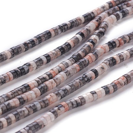 Natural Zebra Jasper Beads Strands G-H230-24-1