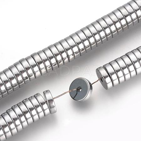 Electroplate Non-magnetic Synthetic Hematite Beads Spacers Strands G-Q486-75I-1