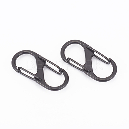 Electroplated Alloy S-Hook Clasps PALLOY-G262-02B-1