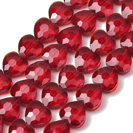 Transparent Glass Beads Strands GL-CBA7A17-03A-02-1