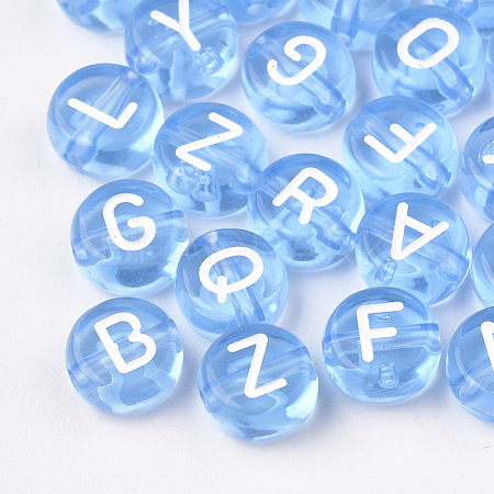 Transparent Acrylic Beads TACR-N002-04C-1