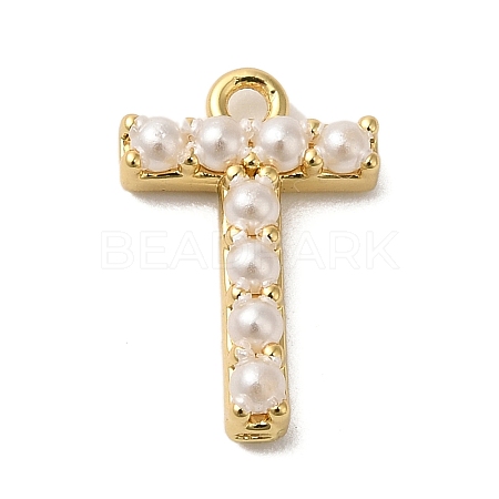 Plastic Imitation Pearl Pendants KK-P230-17G-T-1