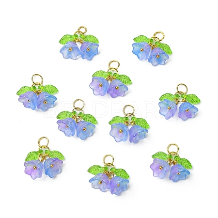 Glass Pendants PALLOY-YW00054-03-1