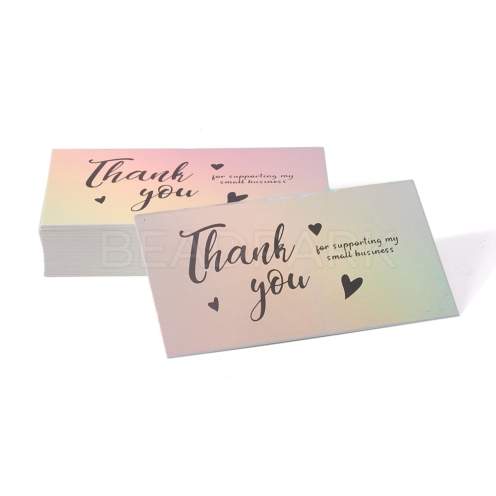 Laser Thank You Card - Beadpark.com