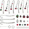 DIY Ladybug Theme Alloy Bookmarks Making Kits DIY-SC0028-17-1