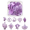 1 Set Spray Painted Alloy Charms FIND-YW0003-11B-1