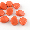 Teardrop Imitation Gemstone Acrylic Beads OACR-R042-M-2
