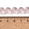 Baking Paint Transparent Glass Beads Strands GL-CBA2ED2-04D-4