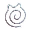 Stainless Steel Spiral Wire Knitting Needle PW-WG84297-01-1
