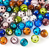 64Pcs 16 Styles Handmade Lampwork Beads LAMP-TA0001-59C-2