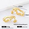 304 Stainless Steel Stud Earrings for Women OC3573-6