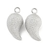 Brass Textured Pendants KK-P258-06P-1