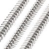 304 Stainless Steel Fishbone Chains STAS-NH0001-03P-1