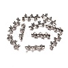 Tibetan Style Alloy Multi-Strand Links TIBE-L011-059AS-1