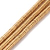 Electroplated Non-magnetic Synthetic Hematite Beads Strands X-G-G826-09G-4mm-A-1