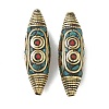 Handmade Tibetan Style Beads KK-Z157-09AG-04-1