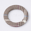 Handmade Cloth Fabric Covered Linking Rings WOVE-Q071-20A-08-1