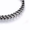 304 Stainless Steel Wheat Chain Necklaces NJEW-H493-13AS-2