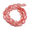 Cherry Quartz Glass Beads Strands G-L605-F02-01-3