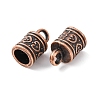 Tibetan Style Alloy Cord Ends LS-TIBE-090-R-NR-3