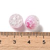 Duotone Spray Painted Crackle Acrylic Beads X-OACR-G029-02-4