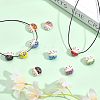 40Pcs 10 Colors Handmade Porcelain Beads PORC-CA0001-11-4