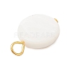 3Pcs 3 Styles Natural Freshwater Shell Flat Round Charms PALLOY-JF04018-02-5