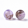 Transparent Crackle Acrylic Beads CACR-N003-04A-01-2
