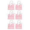 Trapezoid Paper Gift Box with Plastic Imitation Pearl Handles CON-WH0092-65B-7
