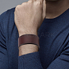 Flat Sided Cowhide Leather Cord Bracelets BJEW-WH20007-09B-5