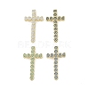 Real 18K Gold Plated Brass with Glass Pendants KK-A209-17G-1