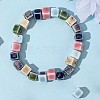 84Pcs 6 Colors Handmade Porcelain Beads PORC-PA0001-06-7