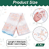 Flower Pattern Polyester Lace Fabic DIY-WH0061-021C-2