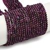 Natural Ruby Beads Strands G-C181-B06-01-2