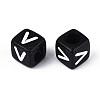 Initial Acrylic Horizontal Hole Beads OACR-ZX006-35V-2