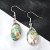 Abalone Shell/Paua Shell Jewelry Sets SJEW-E032-02-4