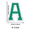 2 Sets Computerized Embroidery Cloth Iron On Patches DIY-GF0006-01-2